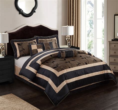 california king comforter sets brown